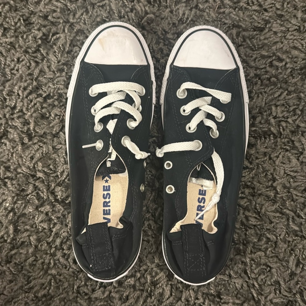 Brand new black converse